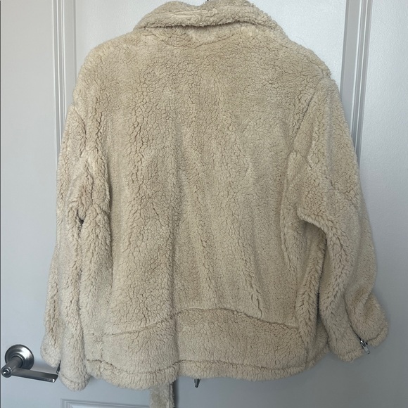 Free People Sherpa Fluffy Moto Jacket - Picture 11 of 11
